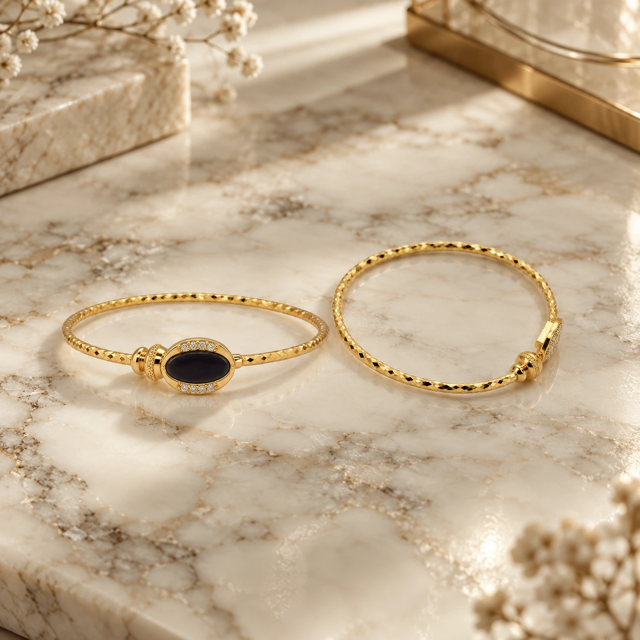 Stylish Adjustable Bracelet For Women & Girls Pack Of 2 Piece (1 Pair)