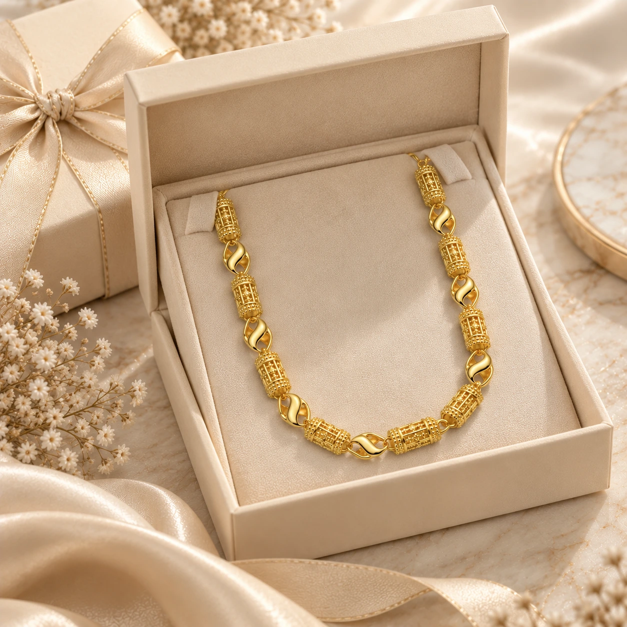 1 Gram Micro Polish Gold Plated Men's Designer Link Chain